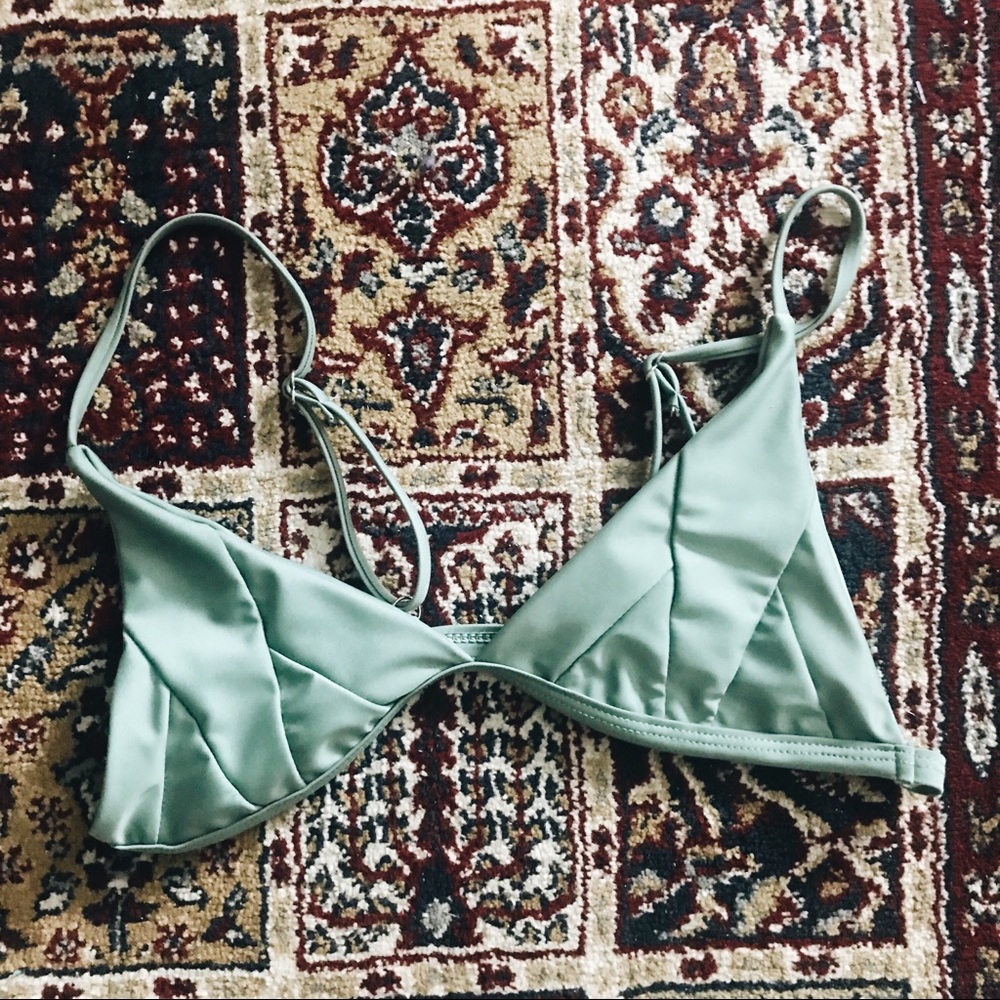 Cute sage green bikini